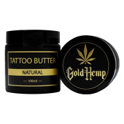 GoldHemp Burro per tatuaggi naturale 100ml
