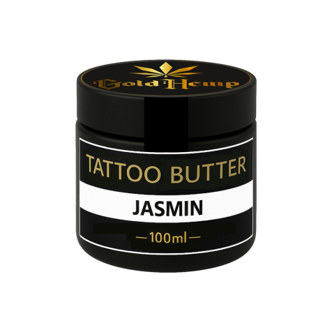 Beurre pour tatouage GoldHemp Jasmin 100ml