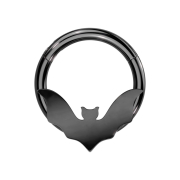 Micro segment ring hinged black bat
