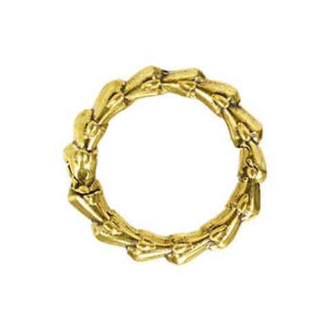 Ohrgewicht Segmentring klappbar Schlange endlos