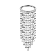 Micro Segmentring klappbar silber Anhänger...