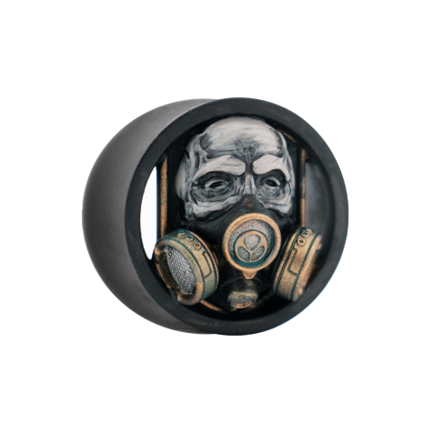 Flared Tunnel noir masque à gaz