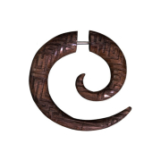 Fake Spirale geschnitzt Labyrinth aus Narra Holz