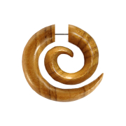 Fake spiral made from tamarind wood