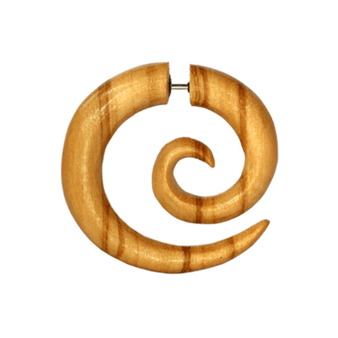 Fake Spirale aus Olivenholz
