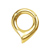 Ear weight segment ring hinged hunting horn