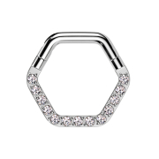 Micro bague segmentée pliable argentée...