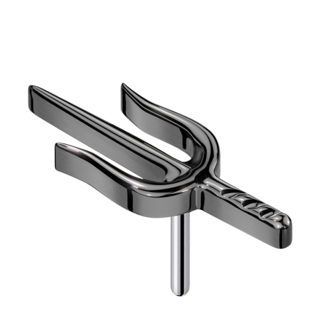 Threadless Dreizack schwarz