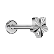 Micro Labret filetage intérieur argent disque...