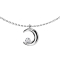 Kette silber Anhänger Mond Kristall silber