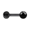 Micro Labret internal thread black with ball