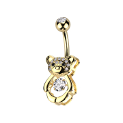 Banane argentée avec boule argentée cristal...