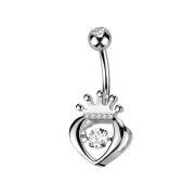 Banana silver with ball silver crystal silver and flower...