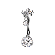 Pendentif sans fil argenté en forme de banane avec...