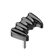 Threadless Vampirzähne schwarz