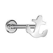 Micro Labret sans filetage argent Ancre argent