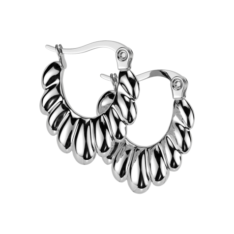 Orecchino a goccia in argento