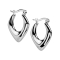 Earring silver diamond