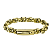 Bracelet gold-plated rope chain