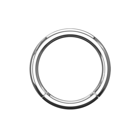 Anello a micro segmenti con cerniera in argento