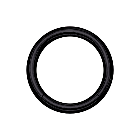 Anneau segment rabattable noir