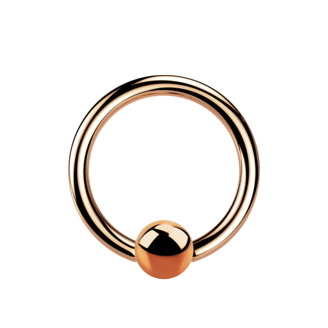 Micro Ball Closure Ring rosegold