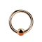 Micro Ball Closure Ring rosegold
