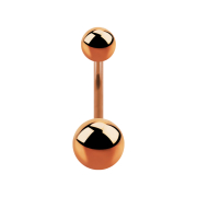 Banana rose gold with two balls