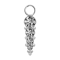 Pendentif argent quatre cristaux argent avec boules