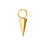 Gold-plated Cone pendant