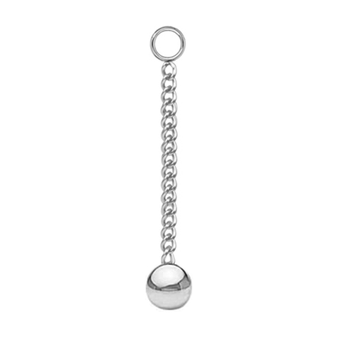 Pendentif argent Chaîne avec pendentif boule