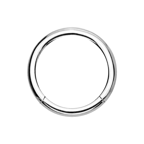 Micro segment ring hinged silver