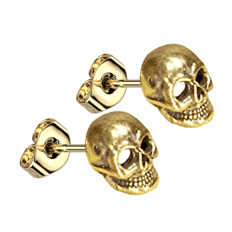 Stud earrings silver lotus flower onyx stone