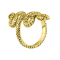 Ring gold-plated snake long