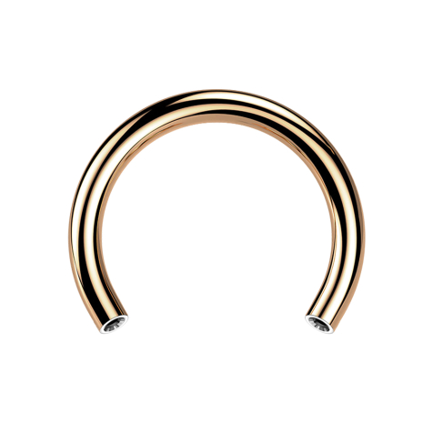 Micro Threadless Circular Rod Rosegold