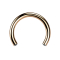 Micro Threadless Circular Rod Rosegold