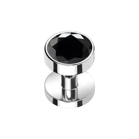 Skin Diver silver with crystal black