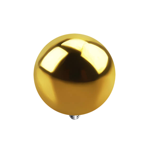 Dermal Anchor Ball, gold-plated
