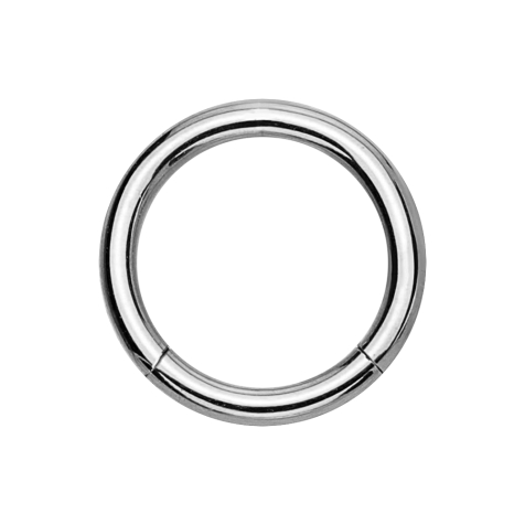 Anneau segmenté stérile pliable argent