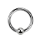 Sterile Ball Closure Ring silver