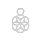 Silver flower of life pendant