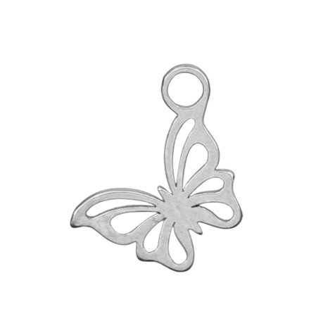 Pendant silver butterfly