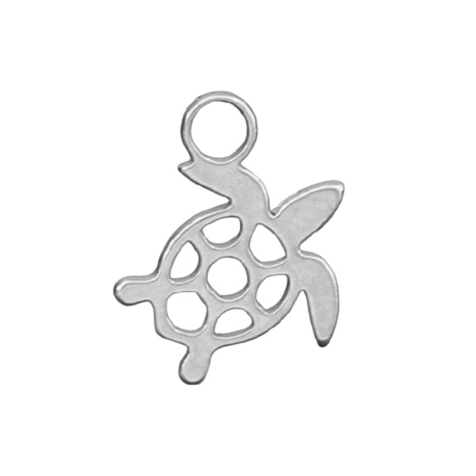 Pendant silver turtle