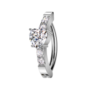 Banane pliable argent bouclier quatre ronds un cœur...