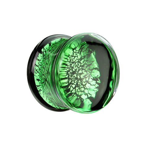 Flared Plug éclaté vert