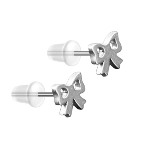 Boucles doreilles argent maille