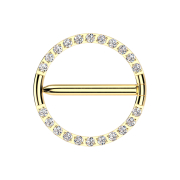 Anneau segmenté, tige rabattable, plaqué...