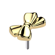 Mailles sans fil dorées