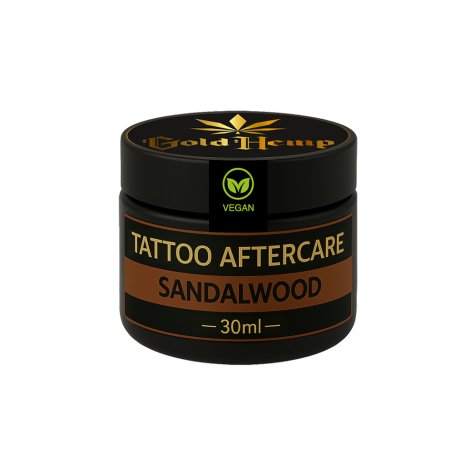 Soin après tatouage GoldHemp Sandalwood Vegan 30ml