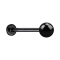 Micro Labret noir avec boule